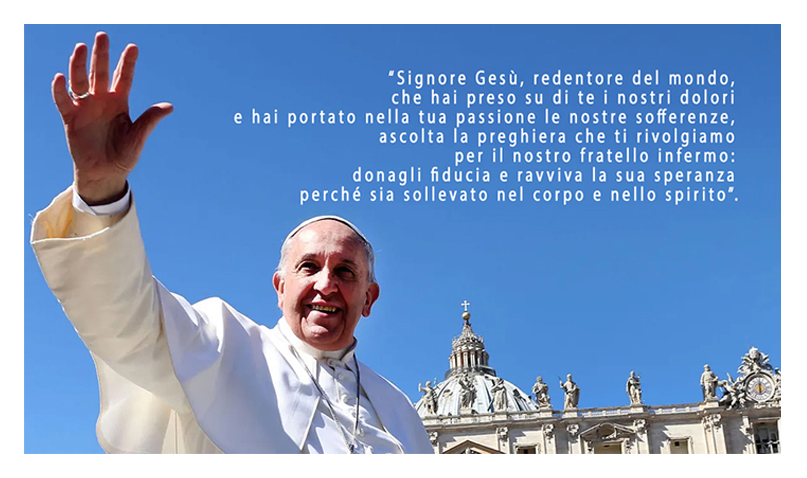 CELEBRAZIONE EUCARISTICA PER IL PAPA